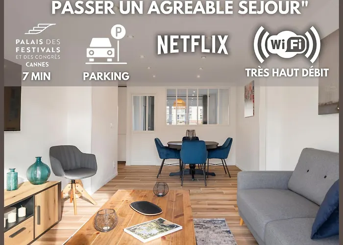 Private Apartment - Family - Palais Des Festival - Parking - Cannes